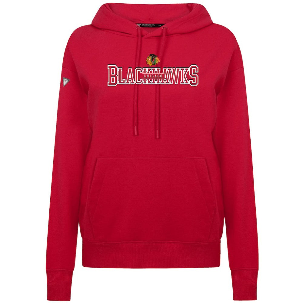 Chicago Blackhawks Levelwear Women's Adorn Journey Pullover Hoodie - Red - NHL
