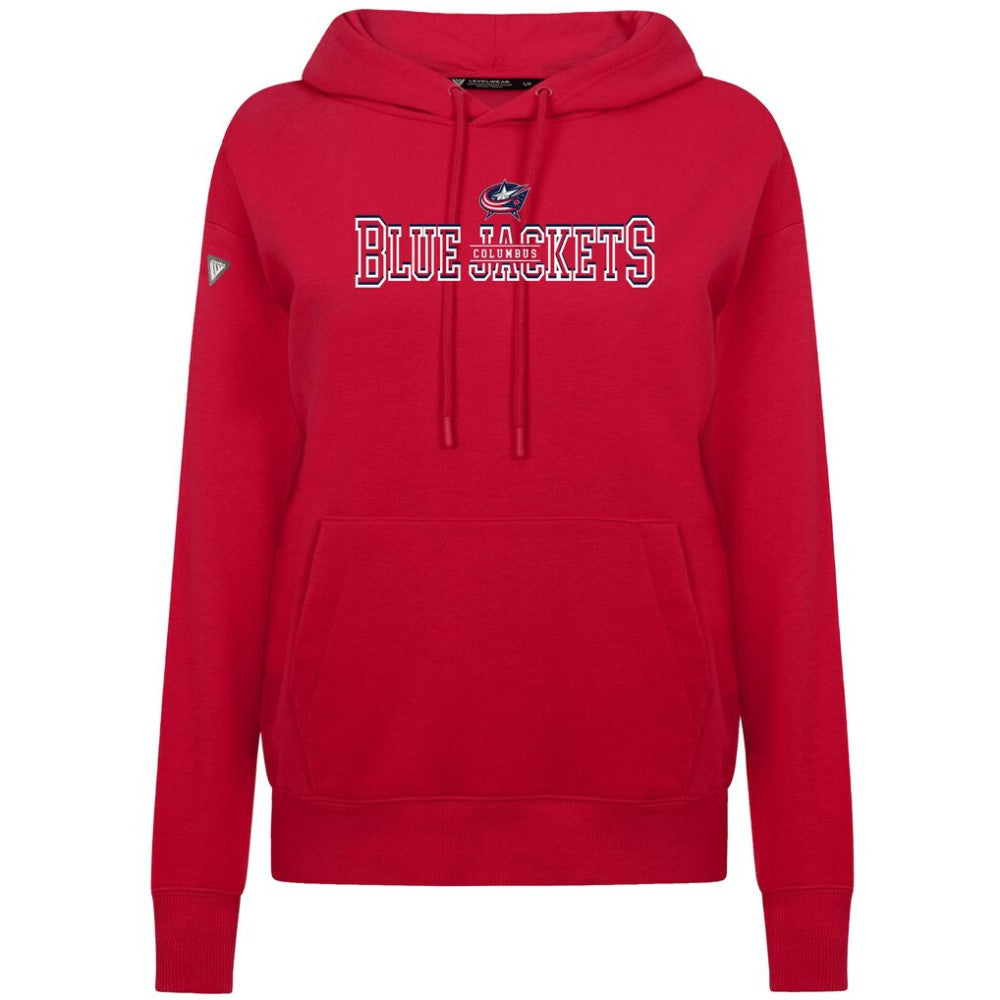 Columbus Blue Jackets Levelwear Women's Adorn Journey Pullover Hoodie - Red - NHL