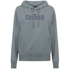 Edmonton Oilers Levelwear Women's Adorn Journey Pullover Hoodie - Gray - NHL
