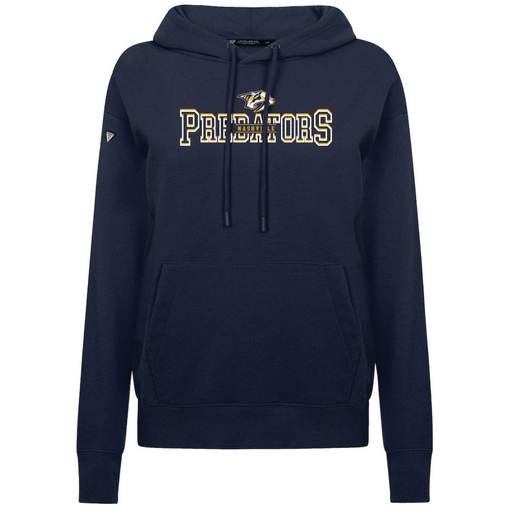 Nashville Predators Levelwear Women's Adorn Journey Pullover Hoodie - Navy - NHL