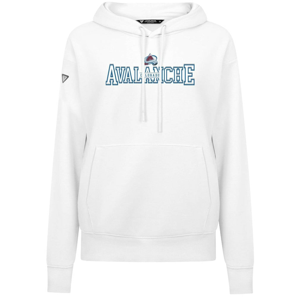 Colorado Avalanche Levelwear Women's Adorn Journey Pullover Hoodie - White - NHL