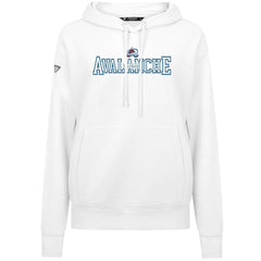 Colorado Avalanche Levelwear Women's Adorn Journey Pullover Hoodie - White - NHL