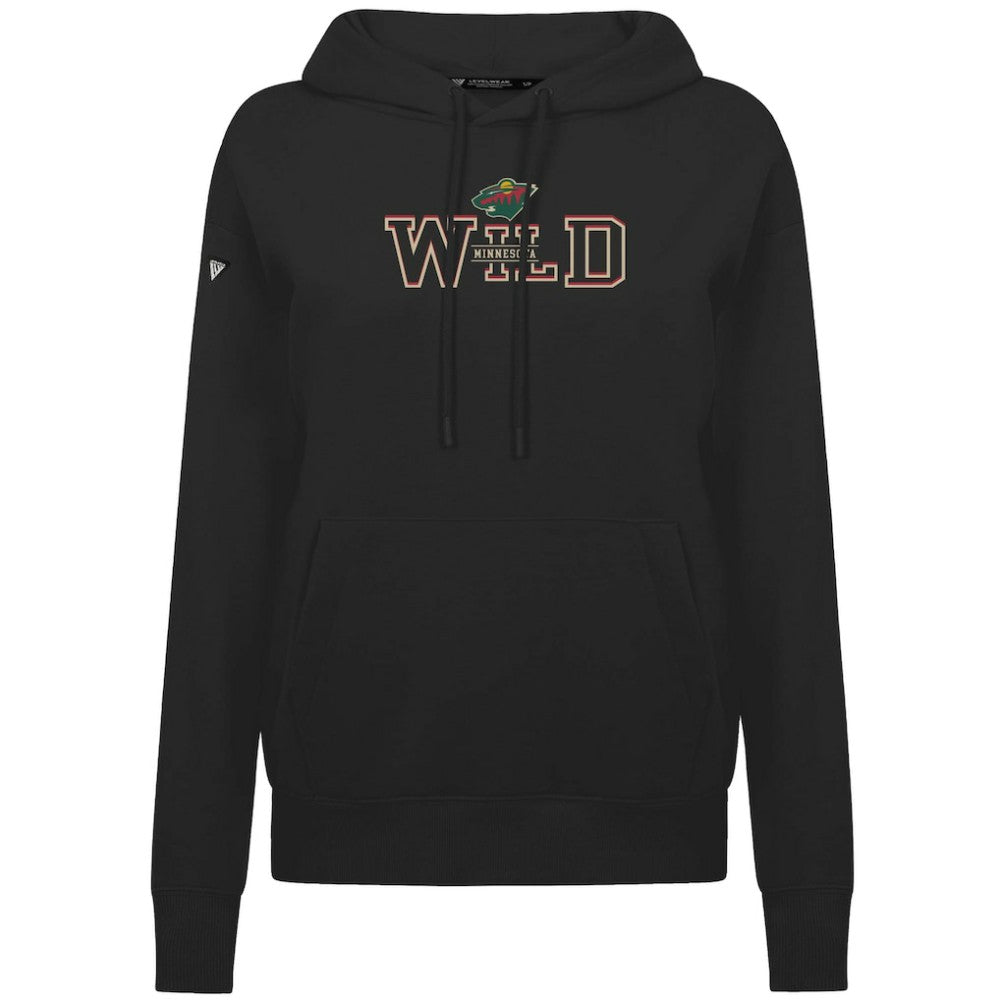 Minnesota Wild Levelwear Women's Adorn Journey Pullover Hoodie - Black - NHL