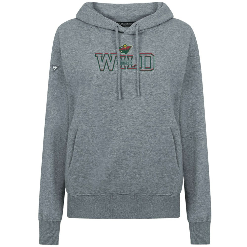 Minnesota Wild Levelwear Women's Adorn Journey Pullover Hoodie - Gray - NHL