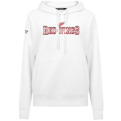Detroit Red Wings Levelwear Women's Adorn Journey Pullover Hoodie - White - NHL