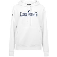 Tampa Bay Lightning Levelwear Women's Adorn Journey Pullover Hoodie - White - NHL