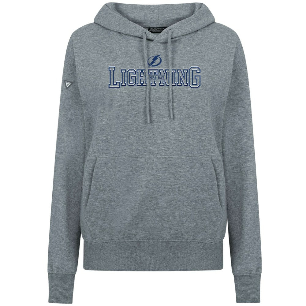 Tampa Bay Lightning Levelwear Women's Adorn Journey Pullover Hoodie - Gray - NHL