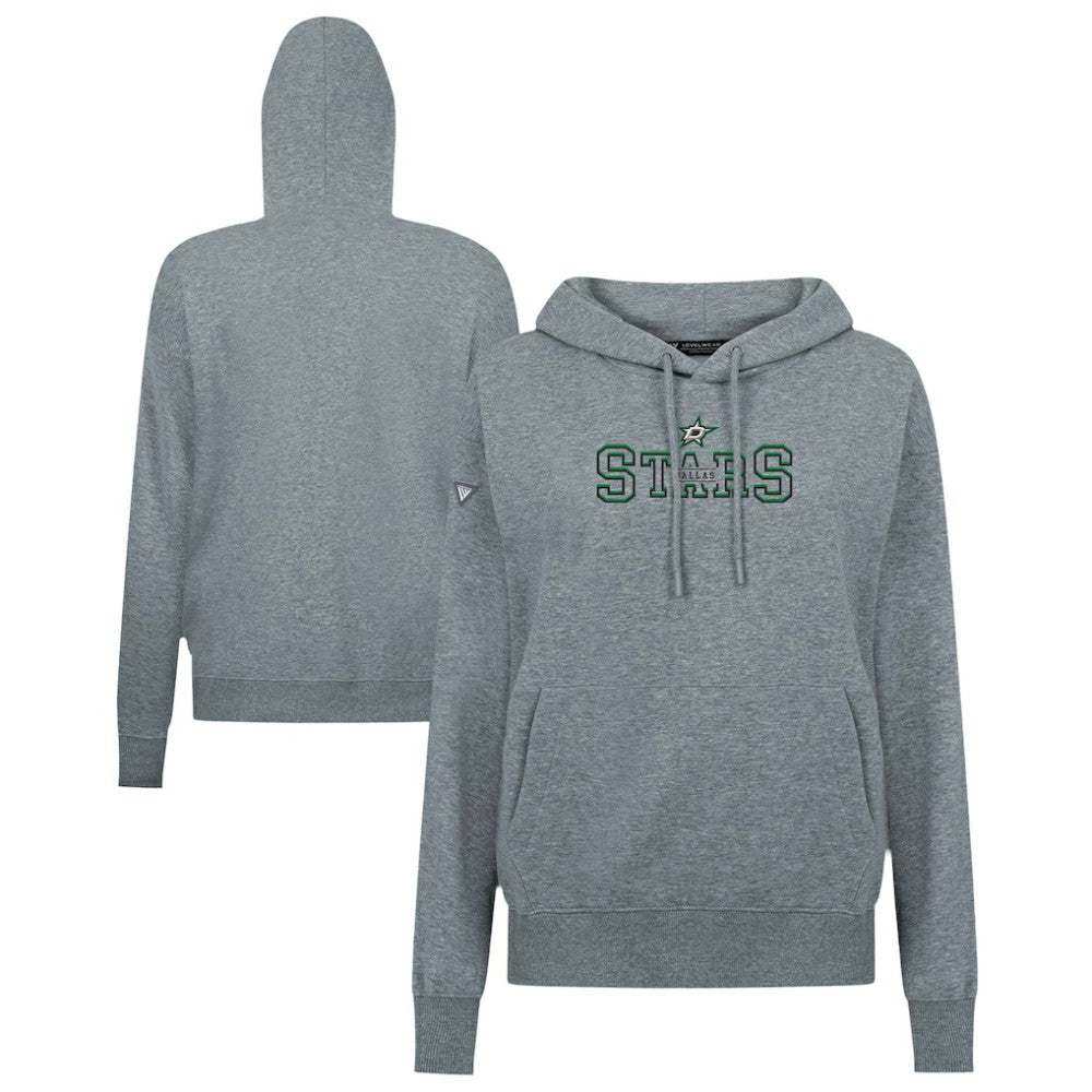 Dallas Stars Levelwear Women's Adorn Journey Pullover Hoodie - Gray - NHL