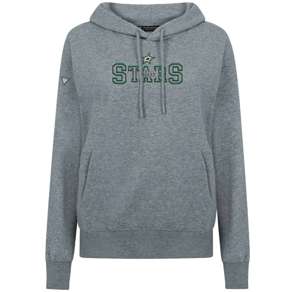 Dallas Stars Levelwear Women's Adorn Journey Pullover Hoodie - Gray - NHL