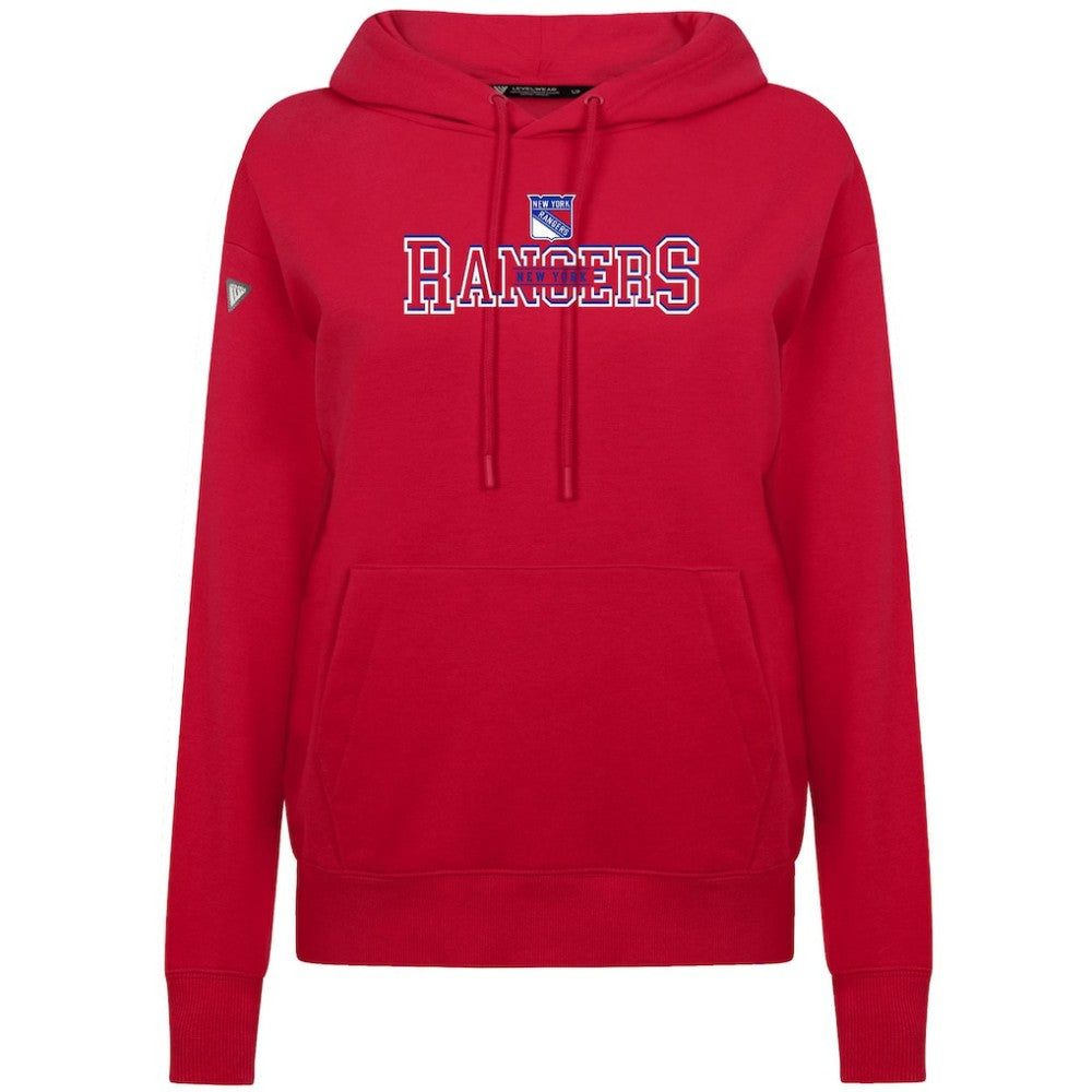 New York Rangers Levelwear Women's Adorn Journey Pullover Hoodie - Red - NHL