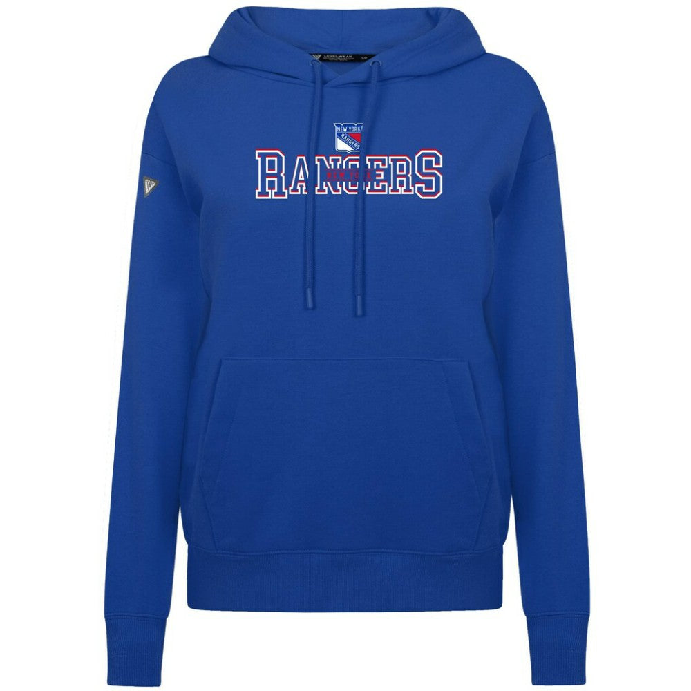 New York Rangers Levelwear Women's Adorn Journey Pullover Hoodie - Royal - NHL