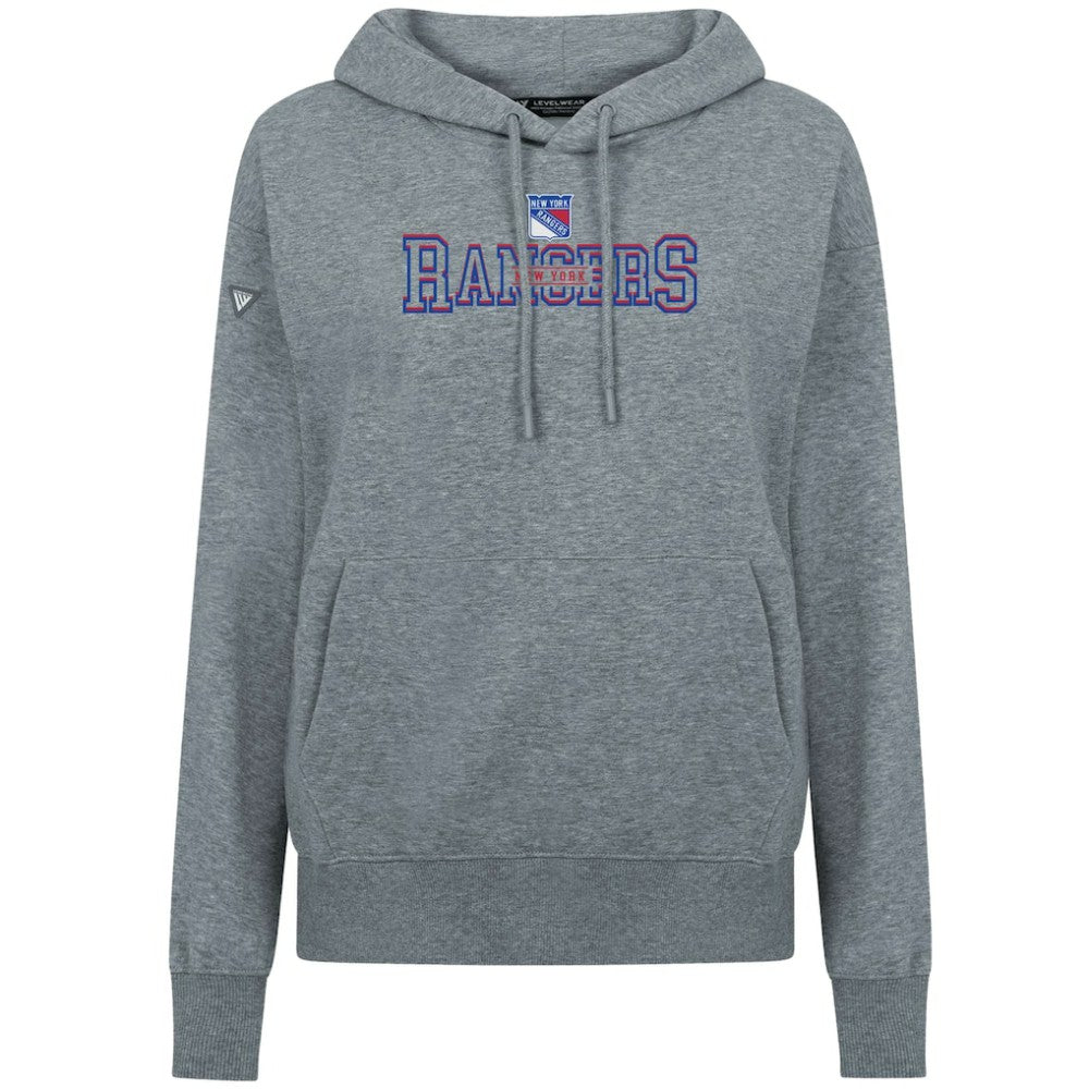 New York Rangers Levelwear Women's Adorn Journey Pullover Hoodie - Gray - NHL