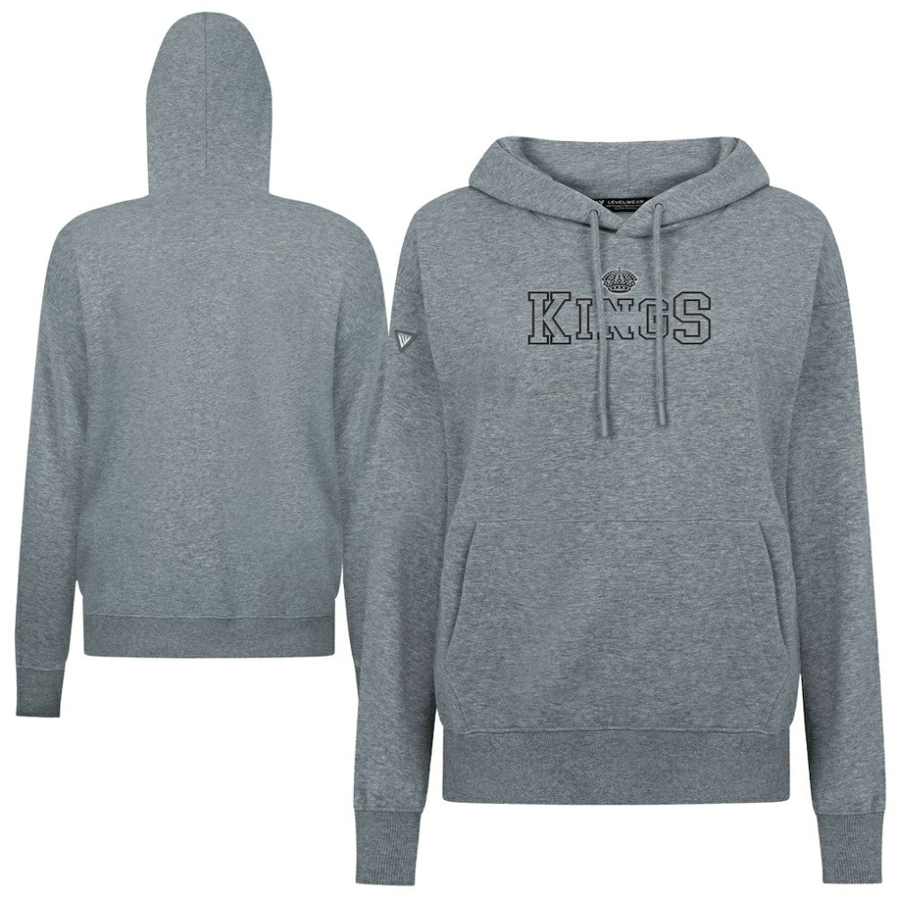 Los Angeles Kings Levelwear Women's Adorn Journey Pullover Hoodie - Gray - NHL