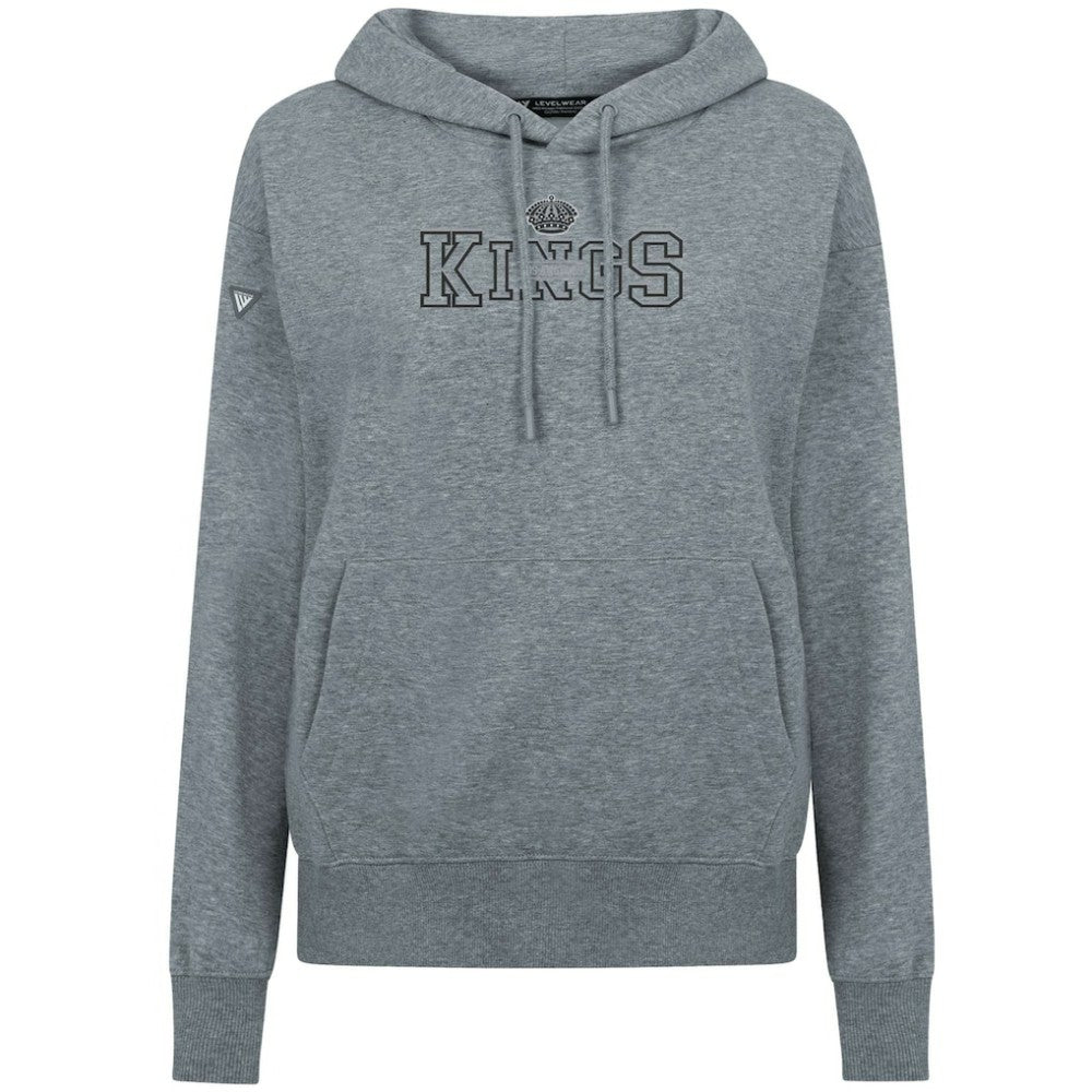 Los Angeles Kings Levelwear Women's Adorn Journey Pullover Hoodie - Gray - NHL