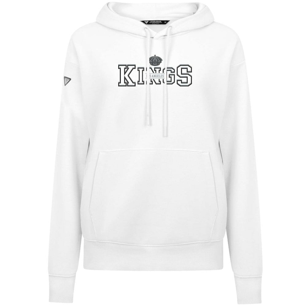 Los Angeles Kings Levelwear Women's Adorn Journey Pullover Hoodie - White - NHL