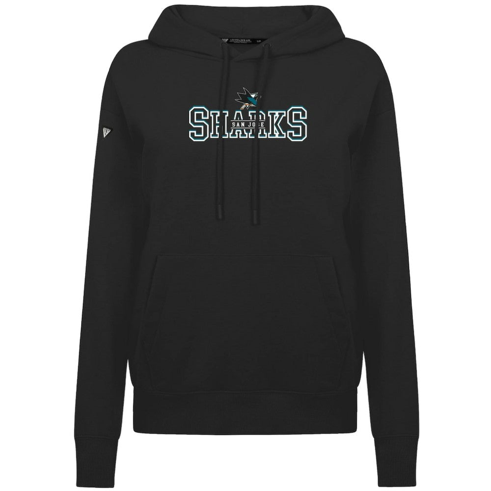 San Jose Sharks Levelwear Women's Adorn Journey Pullover Hoodie - Black - NHL
