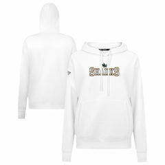 San Jose Sharks Levelwear Women's Adorn Journey Pullover Hoodie - White - NHL