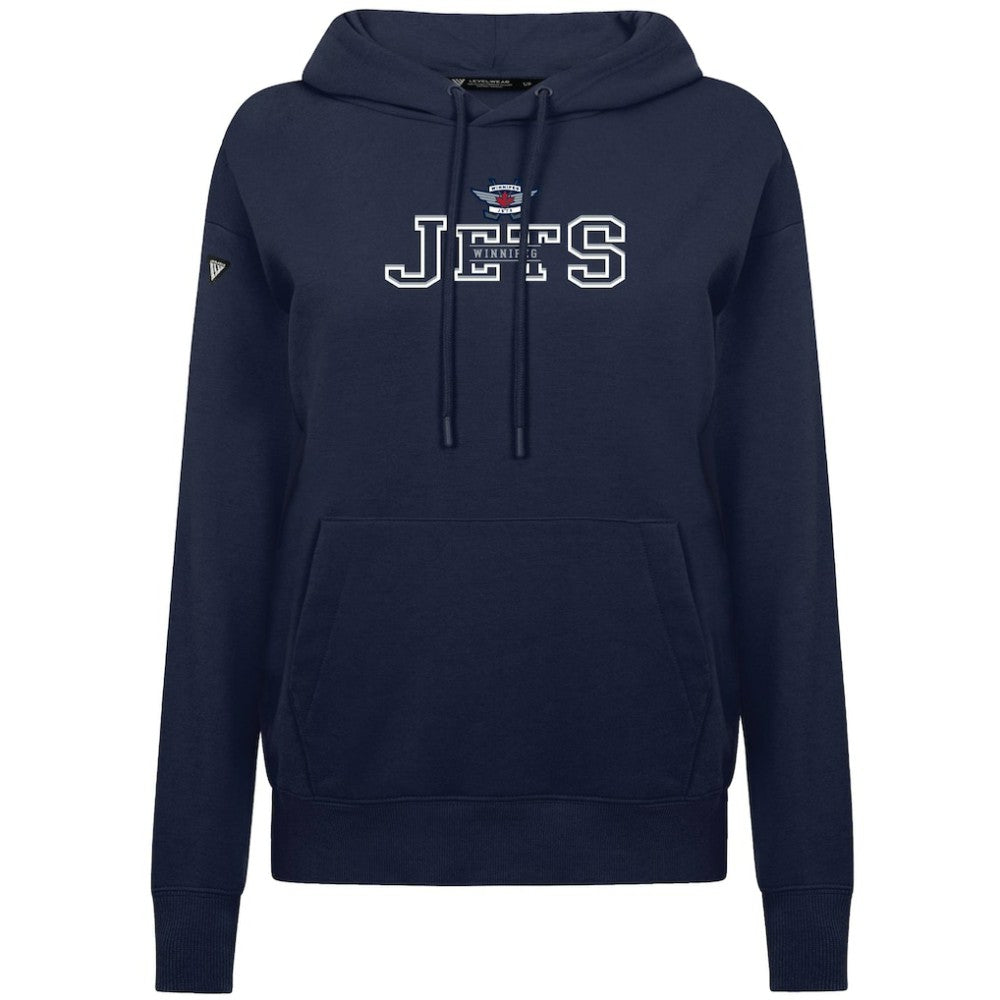 Winnipeg Jets Levelwear Women's Adorn Journey Pullover Hoodie - Navy - NHL