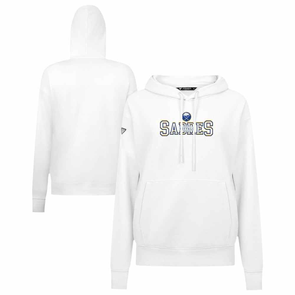 Buffalo Sabres Levelwear Women's Adorn Journey Pullover Hoodie - White - NHL