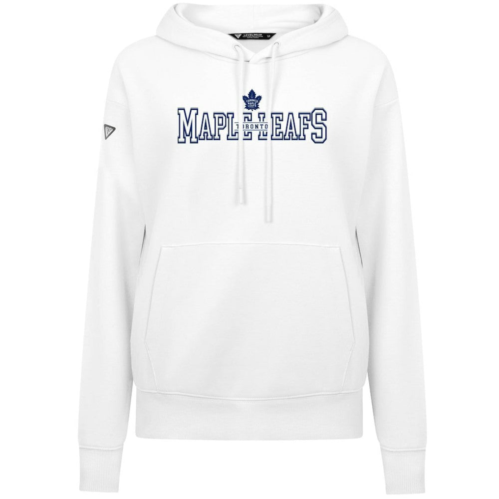 Toronto Maple Leafs Levelwear Women's Adorn Journey Pullover Hoodie - White - NHL