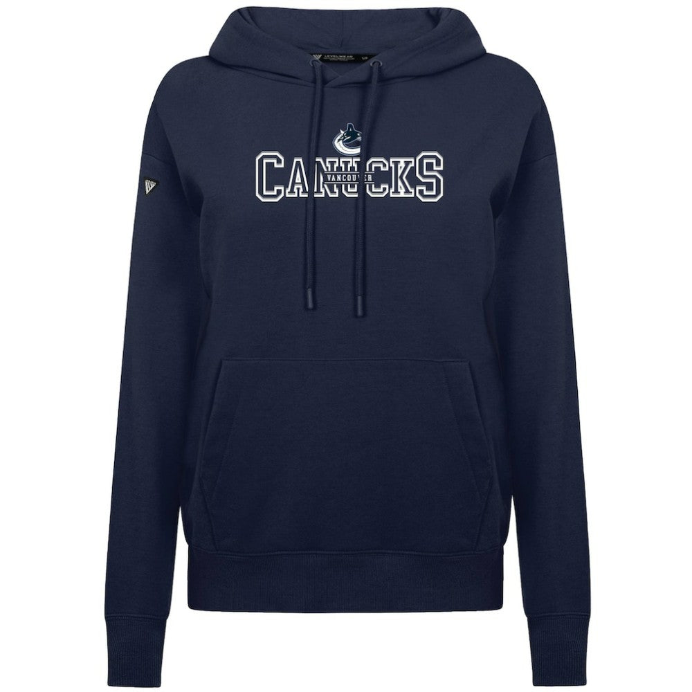Vancouver Canucks Levelwear Women's Adorn Journey Pullover Hoodie - Navy - NHL