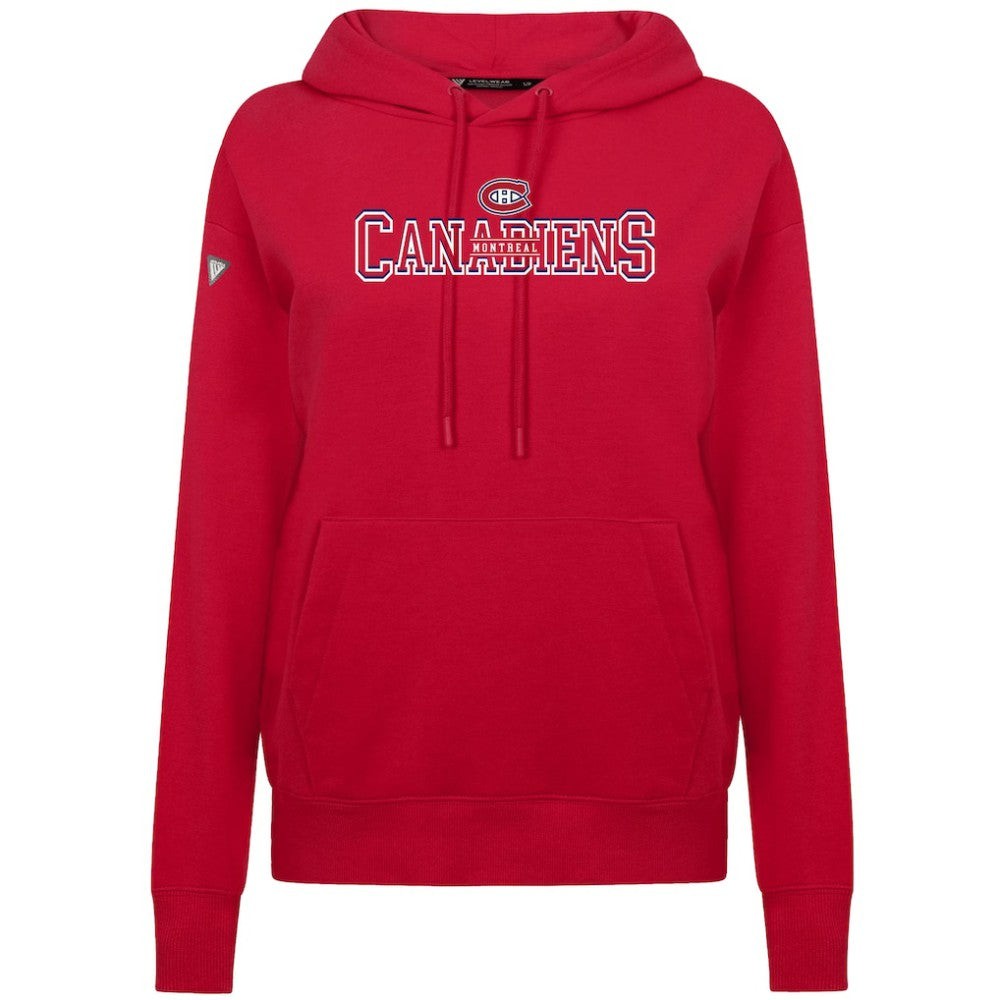 Montreal Canadiens Levelwear Women's Adorn Journey Pullover Hoodie - Red - NHL