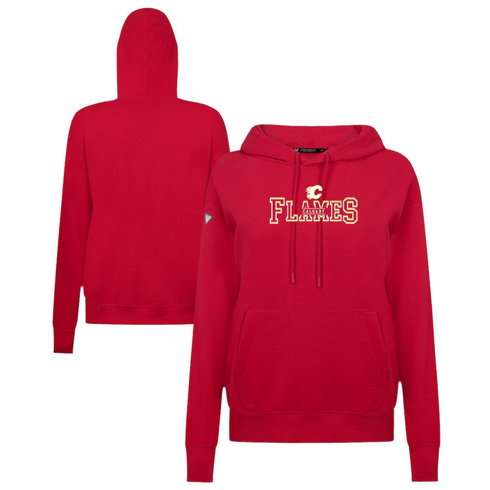 Calgary Flames Levelwear Women's Adorn Journey Pullover Hoodie - Red - NHL