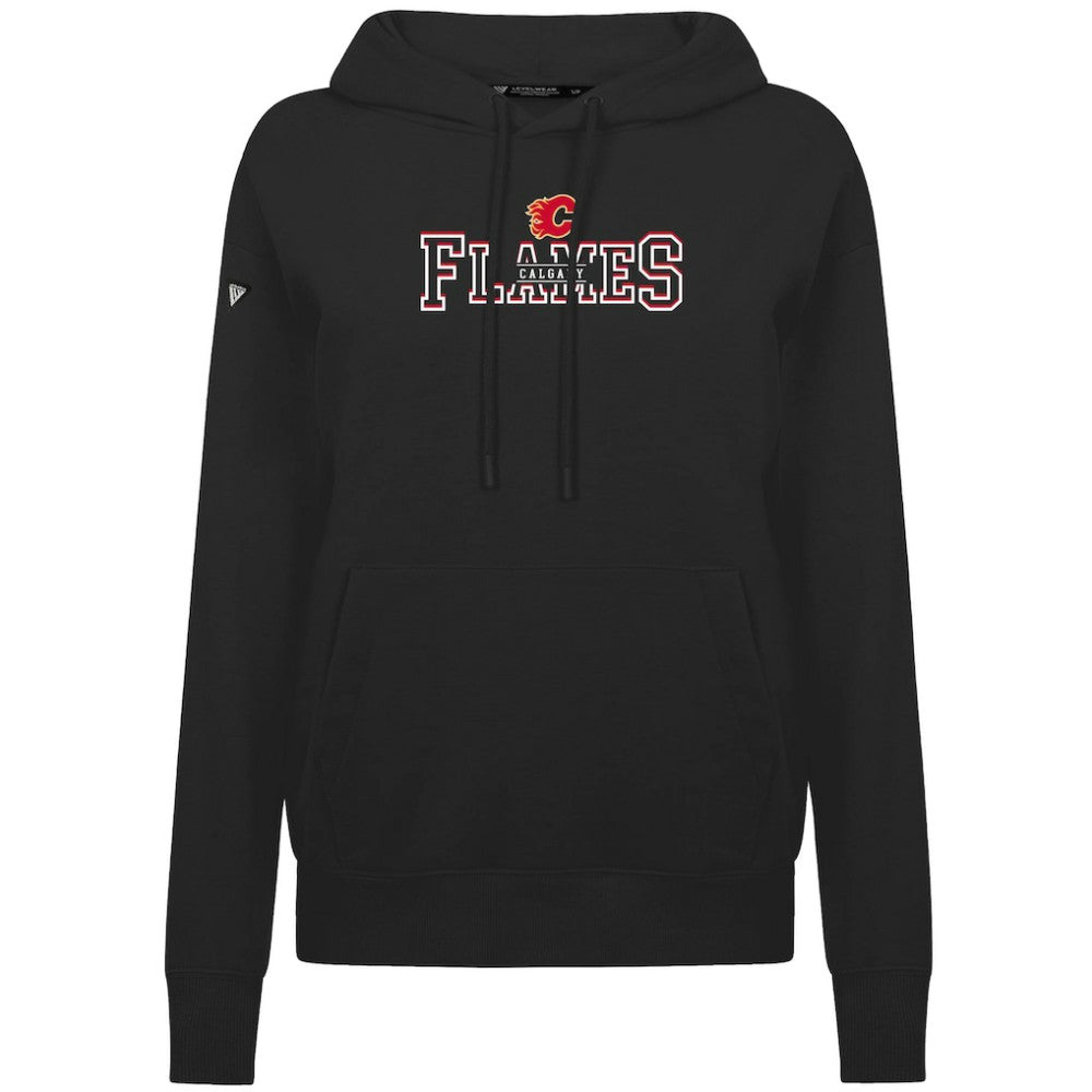 Calgary Flames Levelwear Women's Adorn Journey Pullover Hoodie - Black - NHL