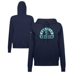 Seattle Kraken Levelwear Women's Adorn Banner Arch Pullover Hoodie - Navy - NHL