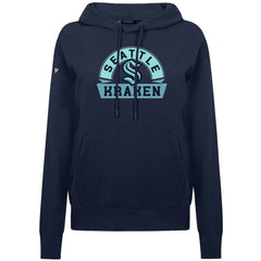 Seattle Kraken Levelwear Women's Adorn Banner Arch Pullover Hoodie - Navy - NHL