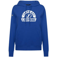 Tampa Bay Lightning Levelwear Women's Adorn Banner Arch Pullover Hoodie - Royal - NHL