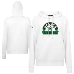 Dallas Stars Levelwear Women's Adorn Banner Arch Pullover Hoodie - White - NHL