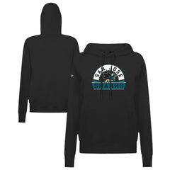 San Jose Sharks Levelwear Women's Adorn Banner Arch Pullover Hoodie - Black - NHL