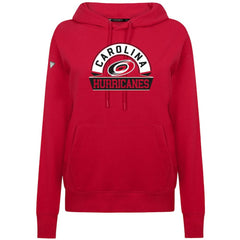 Carolina Hurricanes Levelwear Women's Adorn Banner Arch Pullover Hoodie - Red - NHL