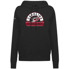 Carolina Hurricanes Levelwear Women's Adorn Banner Arch Pullover Hoodie - Black - NHL