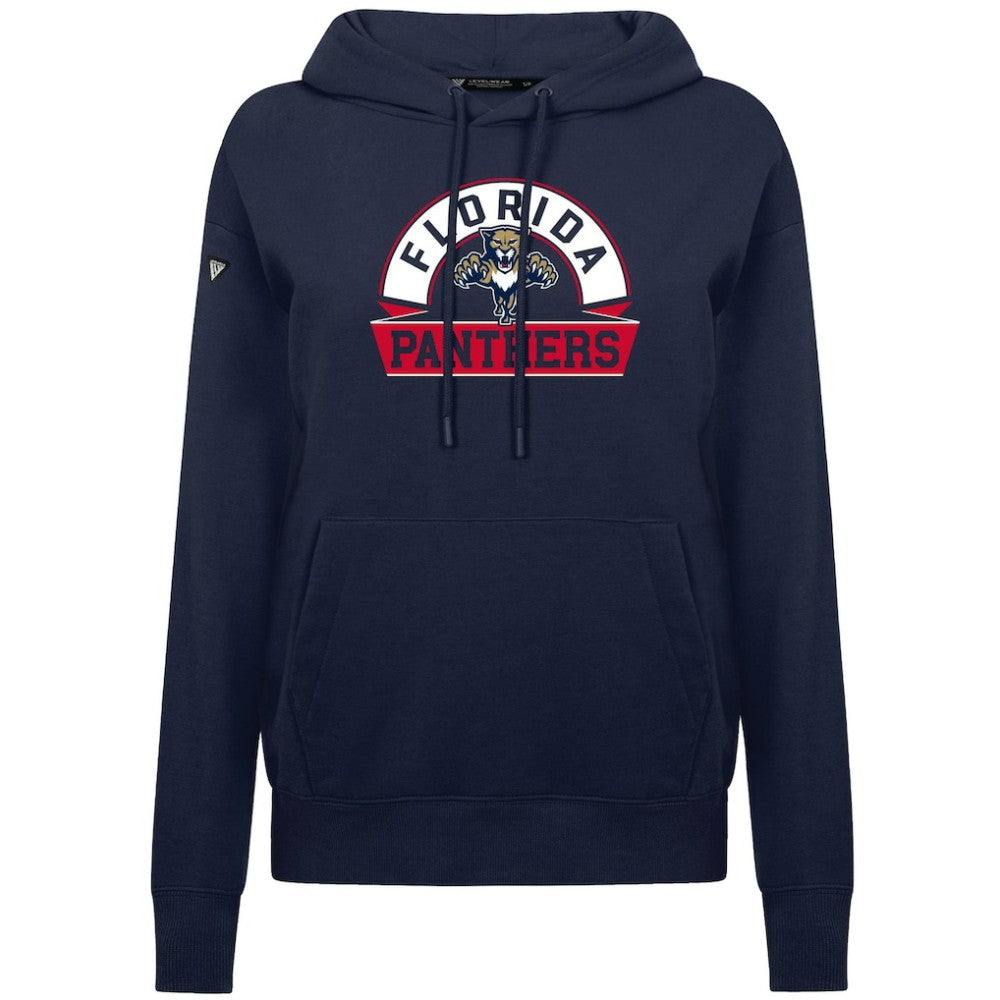 Florida Panthers Levelwear Women's Adorn Banner Arch Pullover Hoodie - Navy - NHL