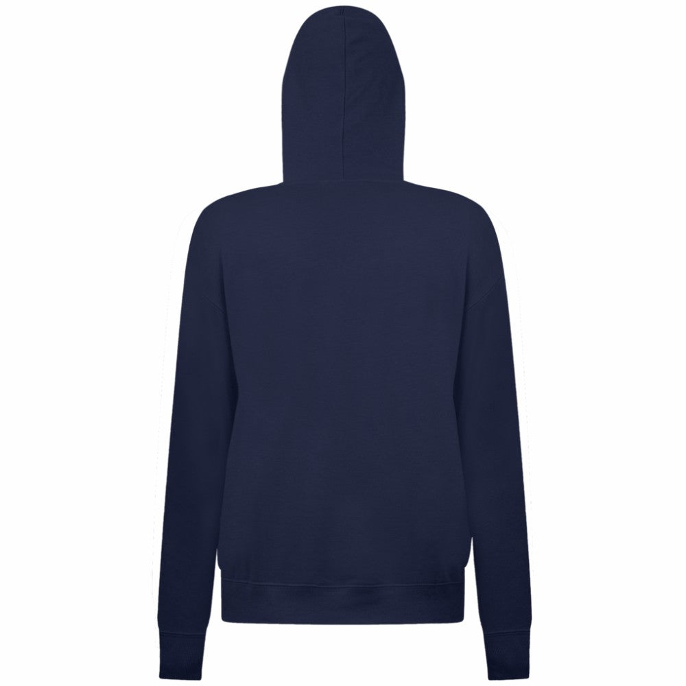 Edmonton Oilers Levelwear Women's Adorn Banner Arch Pullover Hoodie - Navy - NHL