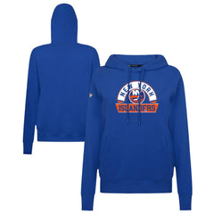 New York Islanders Levelwear Women's Adorn Banner Arch Pullover Hoodie - Royal - NHL