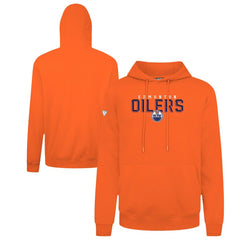 Edmonton Oilers Levelwear Podium Carve Pullover Hoodie - Orange - NHL
