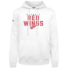 Detroit Red Wings Levelwear Podium Carve Pullover Hoodie - White - NHL