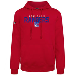 New York Rangers Levelwear Podium Carve Pullover Hoodie - Red - NHL