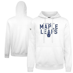 Toronto Maple Leafs Levelwear Podium Carve Pullover Hoodie - White - NHL