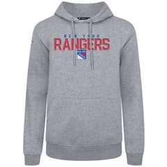 New York Rangers Levelwear Podium Carve Pullover Hoodie - Gray - NHL