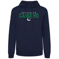 Vancouver Canucks Levelwear Podium Carve Pullover Hoodie - Navy - NHL