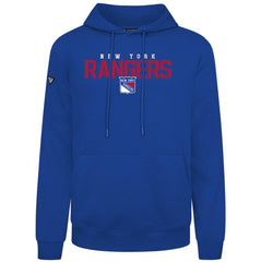 New York Rangers Levelwear Podium Carve Pullover Hoodie - Royal - NHL