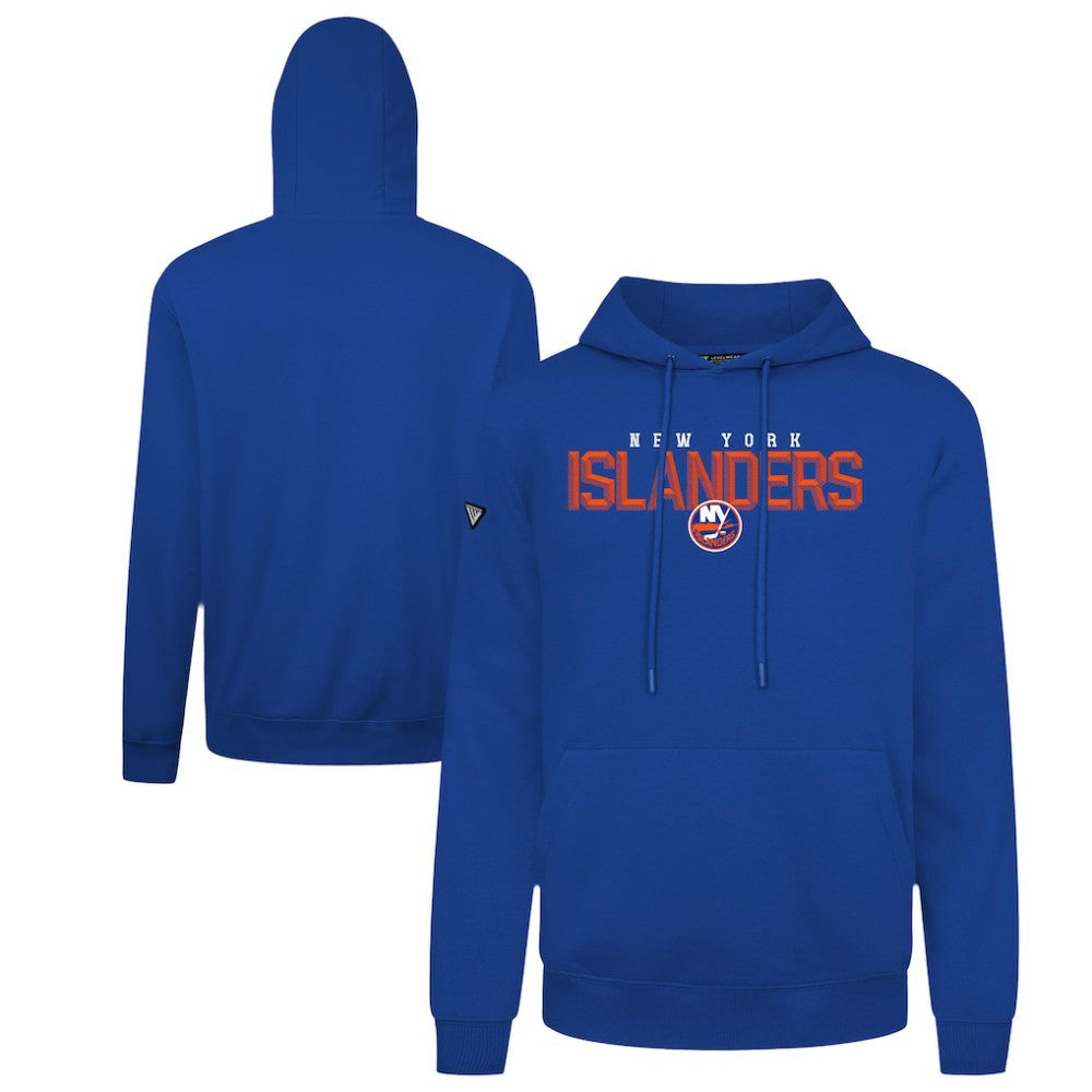 New York Islanders Levelwear Podium Carve Pullover Hoodie - Royal - NHL
