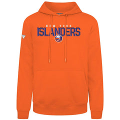 New York Islanders Levelwear Podium Carve Pullover Hoodie - Orange - NHL