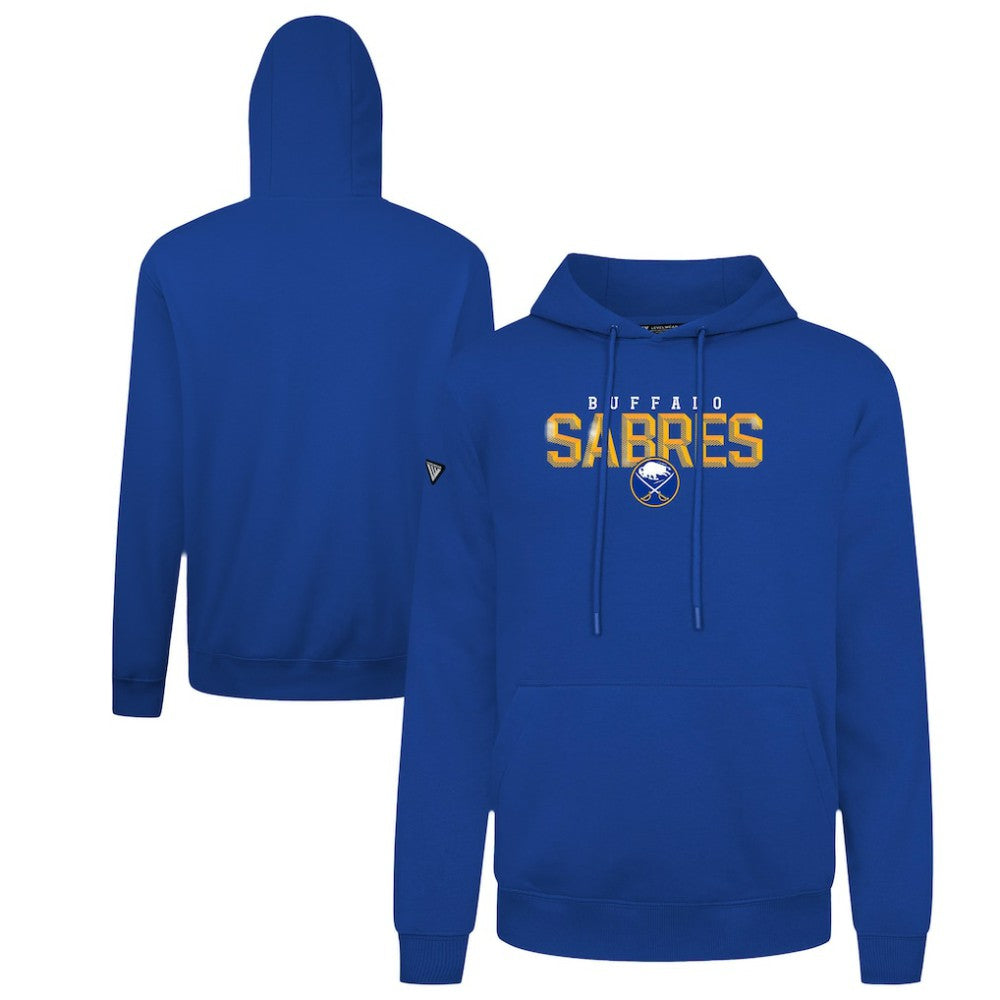 Buffalo Sabres Levelwear Podium Carve Pullover Hoodie - Royal - NHL
