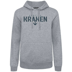 Seattle Kraken Levelwear Podium Carve Pullover Hoodie - Gray - NHL