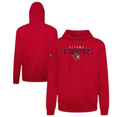 Ottawa Senators Levelwear Podium Carve Pullover Hoodie - Red - NHL